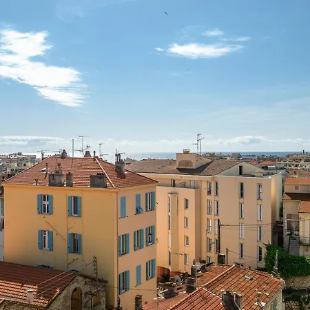 'l'alicante Proche' Gare, Terrasse, Vue Apartman Menton