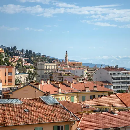 Апартаменты 'l'alicante Proche' Gare, Terrasse, Vue Ментона