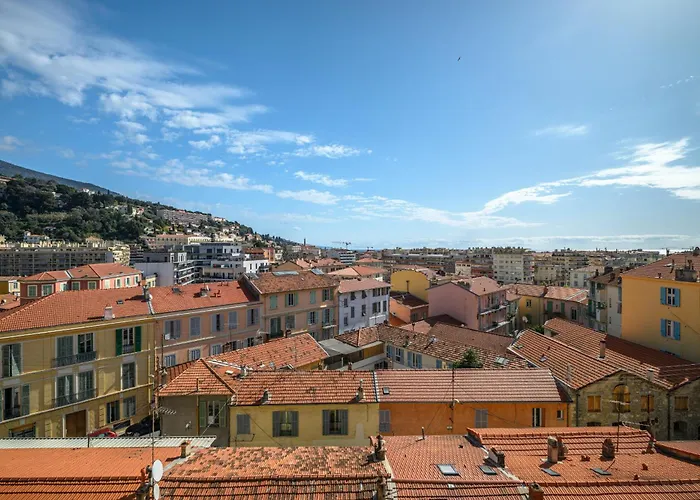 'l'alicante Proche' Gare, Terrasse, Vue Menton