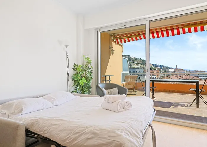 Apartment 'l'alicante Proche' Gare, Terrasse, Vue Menton